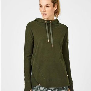 Sweaty Betty green hoodie